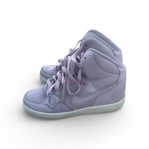 Nike youth Lavender High-Top Sneakers size 7.5youth